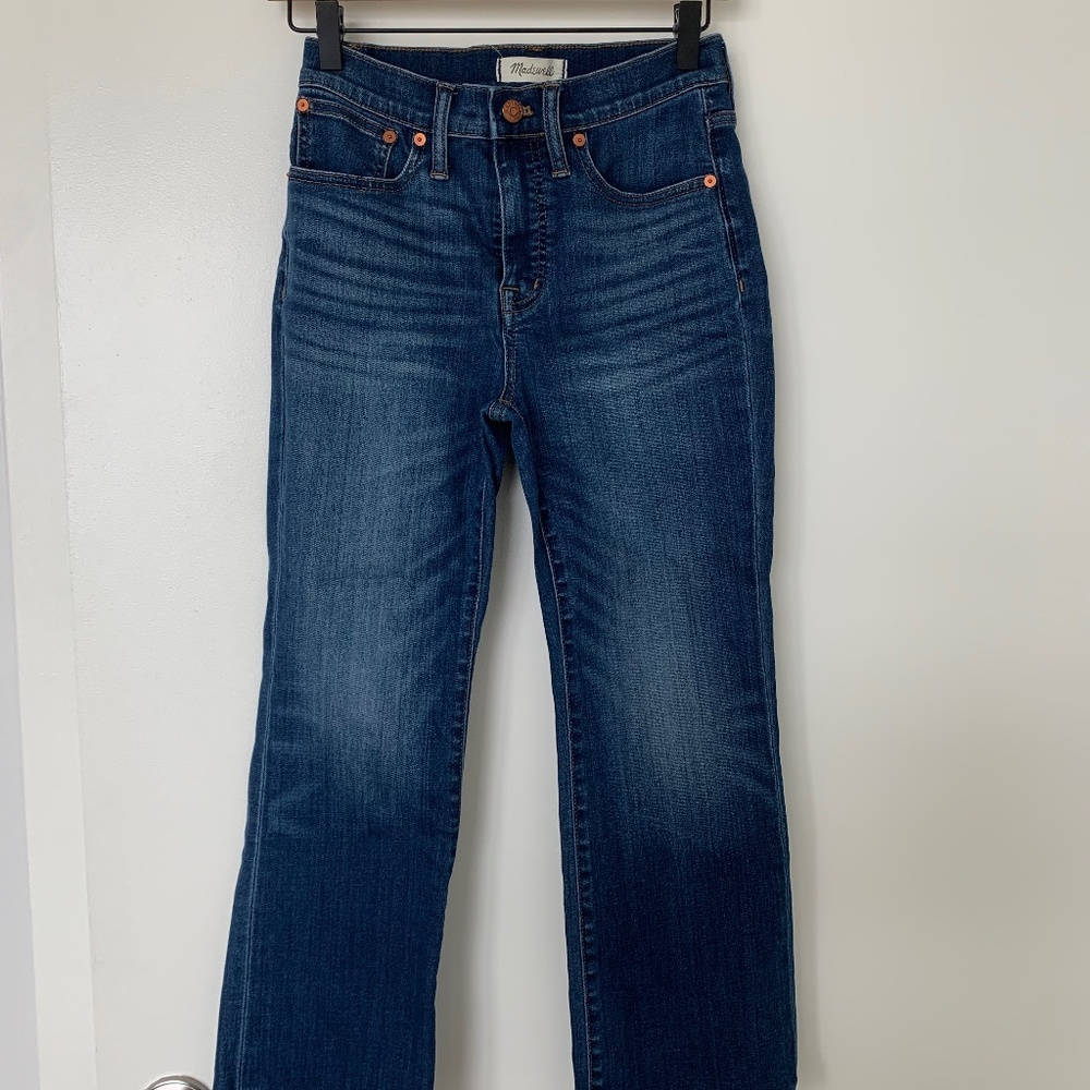 Madewell petite cropped jeans